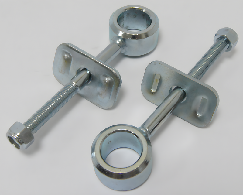 Harddrive Rear Axle Adjuster Kit - SET Zinc FLT 1984-1996 OEM 41573-84 — Harley-Davidson Tour Glide Classic, Ultra Classic Tour Glide (1984-1996)