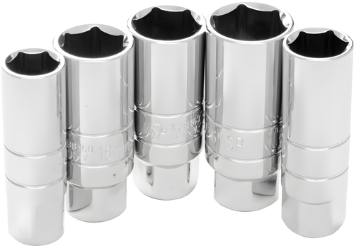 Performance Tool Spark Plug Socket Set - 5 PC Spark Plug Socket SET