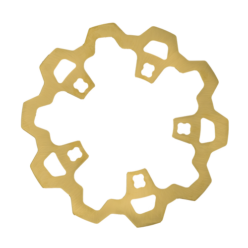Lyndall Brakes Enforcer 1 Piece Rotor - Front Gold 11.8 — Harley-Davidson Road King, Tri Glide Ultra Classic, Electra Glide Ultra Limited (2014-2021)
