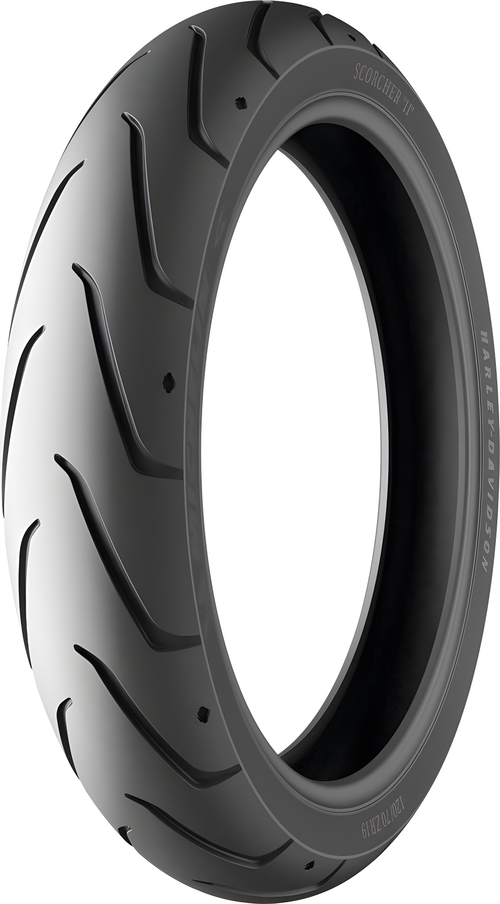 Michelin Scorcher 11 Tire - Front 140/75r17 67v Radial TL — Harley-Davidson Softail Fat Boy (2007-2020)