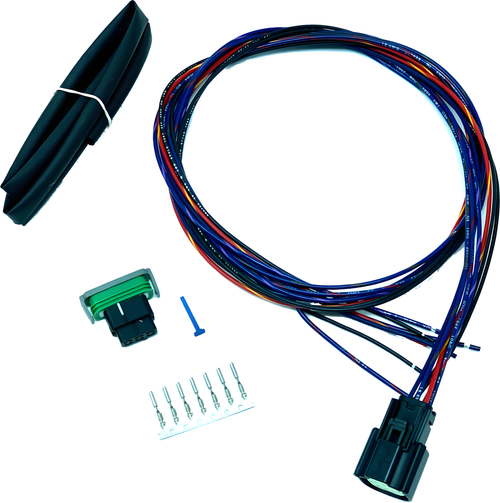 NAMZ Custom Cycle Replacement Rear Fender Harnesses/Adapters - Hrnss 6-PIN Mole…