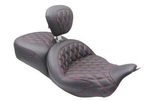 Mustang Motorcycle 1 Piece with Driver Backrest Original — 2008-2025 Harley-Davidson Touring