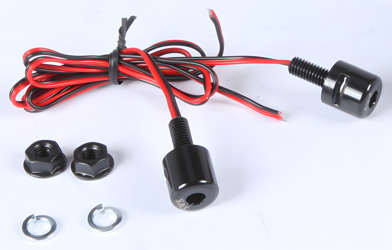 K&S Illuminated License Plate Bolts - Bolt Black