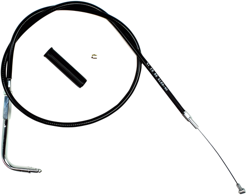 Motion Pro Black Vinyl Idle Cable — Harley-Davidson Dyna Wide Glide, Dyna Super Glide, Dyna Low Rider (1996-2016)