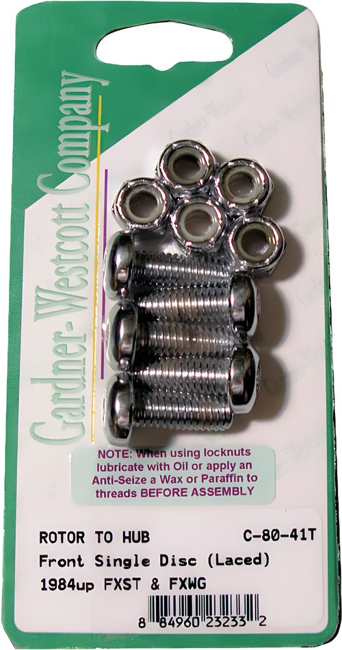 GardnerWestcott Brake Rotor Bolts - Torx Torx Button Head Chrm 84-UP