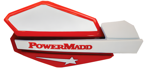 Powermadd Star Series Handguards - RED/White
