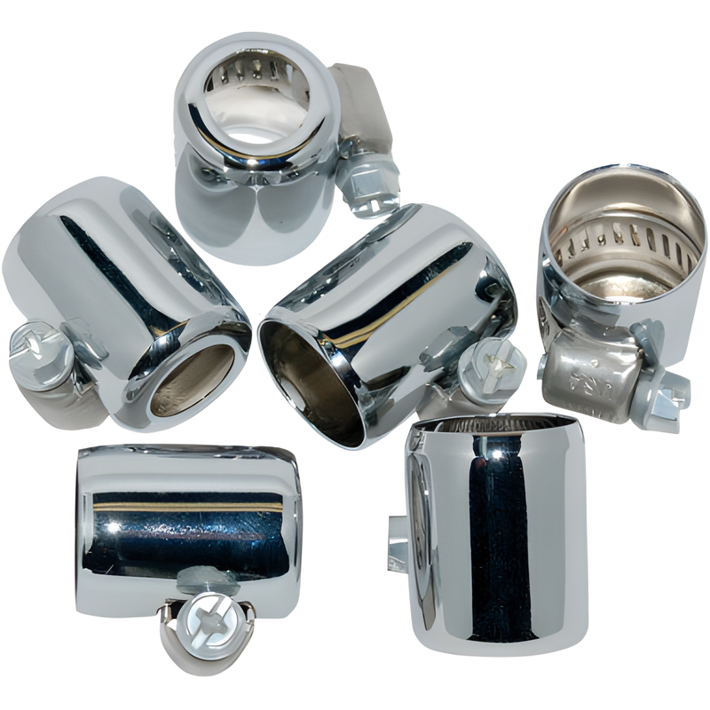 NAMZ Custom Cycle Hose Clamps - 6-PK