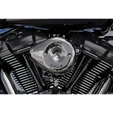 S&S Cycle Teardrop Air Cleaner Kit Lava Chrome - Harley-Davidson