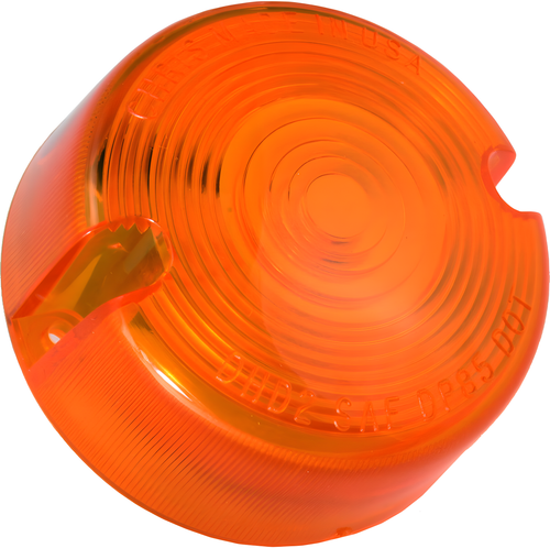 Chris Products Turn Signal Lens - Late XL Models Amber — Harley-Davidson Sportster 1200 Custom, Sportster 883, Sportster 883 Hugger (1972-2026)
