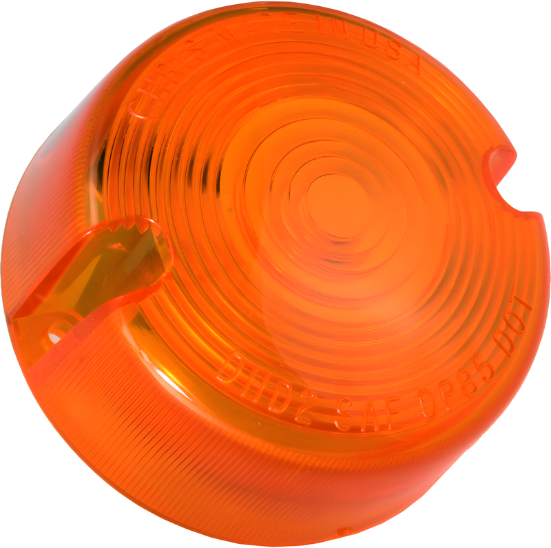 Chris Products Turn Signal Lens - Late XL Models Amber — Harley-Davidson Sportster 1200 Custom, Sportster 883, Sportster 883 Hugger (1972-2026)
