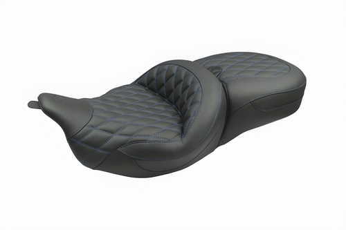 Mustang Motorcycle 1 Piece with Driver and Passenger Backrest Original — 2008-2025 Harley-Davidson Touring