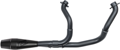 Sawicki Indian Shorty Cannon Exhaust - Chief Black — Indian Motorcycle Chief (2018-2024)