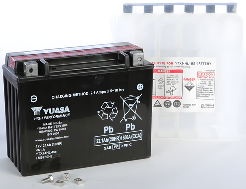Yuasa AGM Maintenance Free Battery - Ytx24hl-BS Maintenance Free