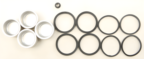 Cycle Pro Caliper Seal Kit - Rebuild KIT W/Pistons Front FLT — Harley-Davidson Road King, Electra Glide Ultra Classic, Street Glide (2008-2019)