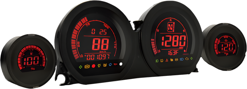 Koso HD-03 SERIES GAUGE `14-22 FLH FLT - `2014-2023 FLH FLT — Harley-Davidson (2014-2022)