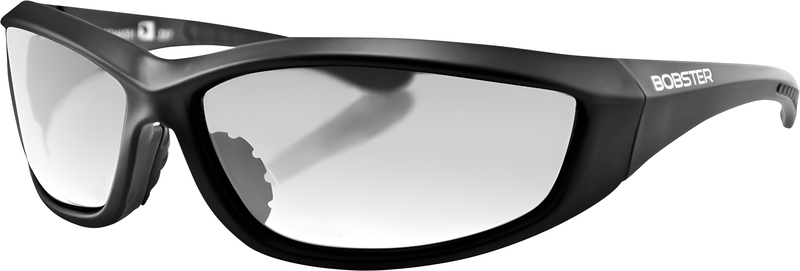 Bobster Charger Sunglasses - Black W/Clear Lens