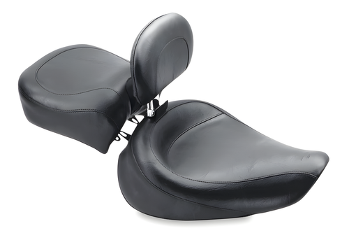 Mustang Motorcycle Solo with Driver Backrest Original — 1991-2005 Harley-Davidson Touring