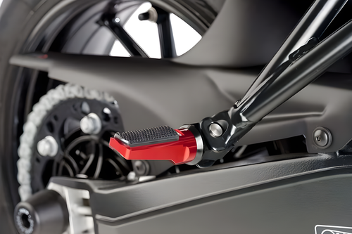 PUIG Hi-Tech Footpegs - Sport RED