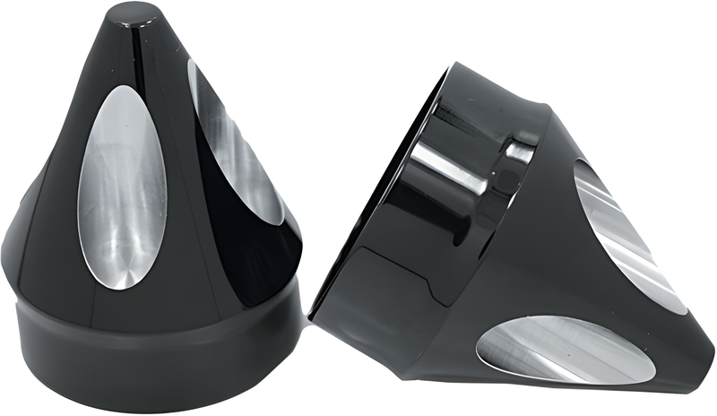 Avon Axle Nut Cover - Spike Black 1