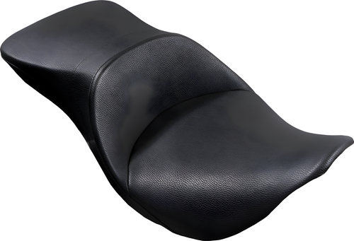 Danny Gray TourIST 2-Up Leather Seat - FLH/FLT `08-UP — Harley-Davidson Road King, Electra Glide Ultra Classic, Street Glide (2008-2018)