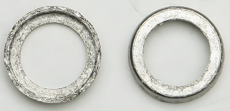 James Gaskets Intake/Exhaust Gasket - EXH Interconnect 2/PK 65927-00 — Harley-Davidson Sportster 1200 Custom, Super Low, Iron 883 (2008-2019)