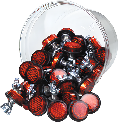 Chris Products Mini-Reflectors - RED 150/PK