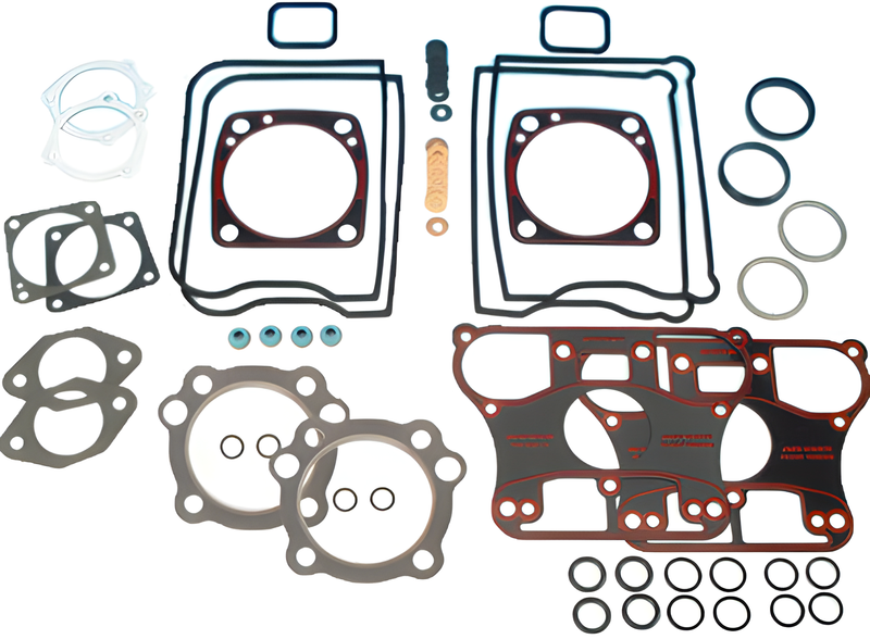 James Gaskets Big Twin Gasket Kit - TOP END EVO W/Rubber RKR Gaskets KIT 17033-… — Harley-Davidson (1984-1991)