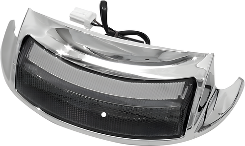 Harddrive Fender Tip Light - LED Light Smoked Lens — Harley-Davidson Road King, Road King Classic, Electra Glide Classic (2009-2013)