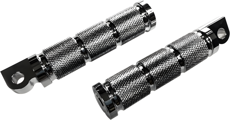 Harddrive Retro Footpegs - Chrome 1986-2017 — Harley-Davidson Softail Heritage Classic, Electra Glide Ultra Classic, Electra Glide Classic (1986-2017)