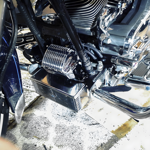 Ultracool TC Front Mount Oil Cooler - Touring `2009-2016 Chrome