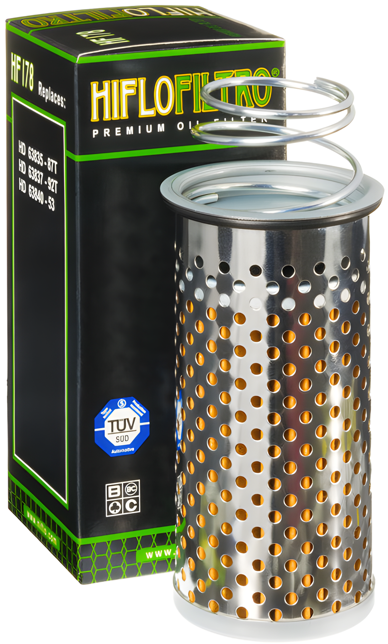 Hiflofiltro Oil Filter — Harley-Davidson Super Glide (1980)