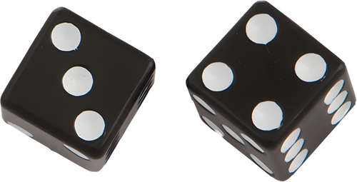 Harddrive Valve Stem Caps - Black Dice PR