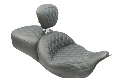 Mustang Motorcycle 1 Piece with Driver Backrest Original — 2008-2025 Harley-Davidson Touring
