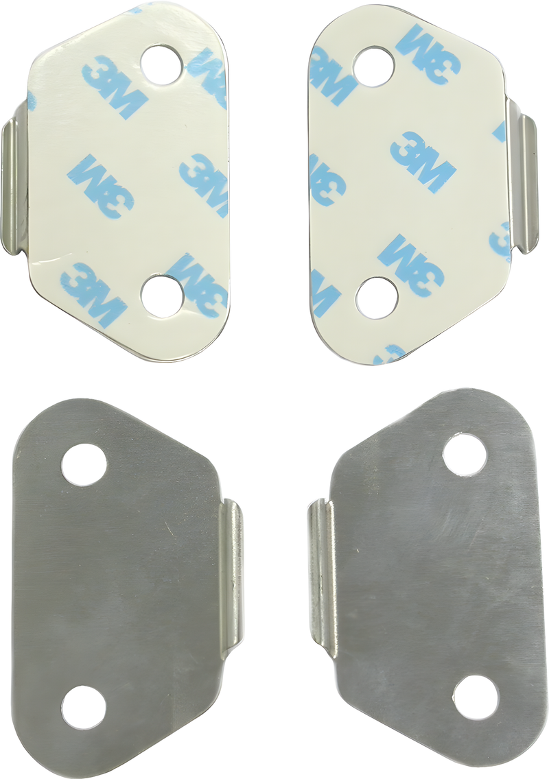 Harddrive Saddlebag Plates - 4/PK Oe#90962-93 — Harley-Davidson Electra Glide Classic, Electra Glide Ultra Classic, Road King (1993-2013)