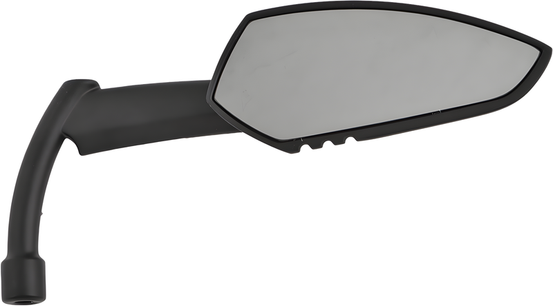 Harddrive Apache Alloy Mirror W/Knife Styling - W/ Knife Stem Matte Black Right