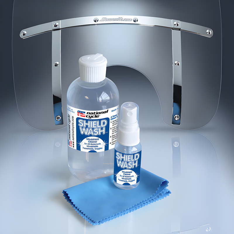 National Cycle Shield Wash Windshield Cleaner - KIT