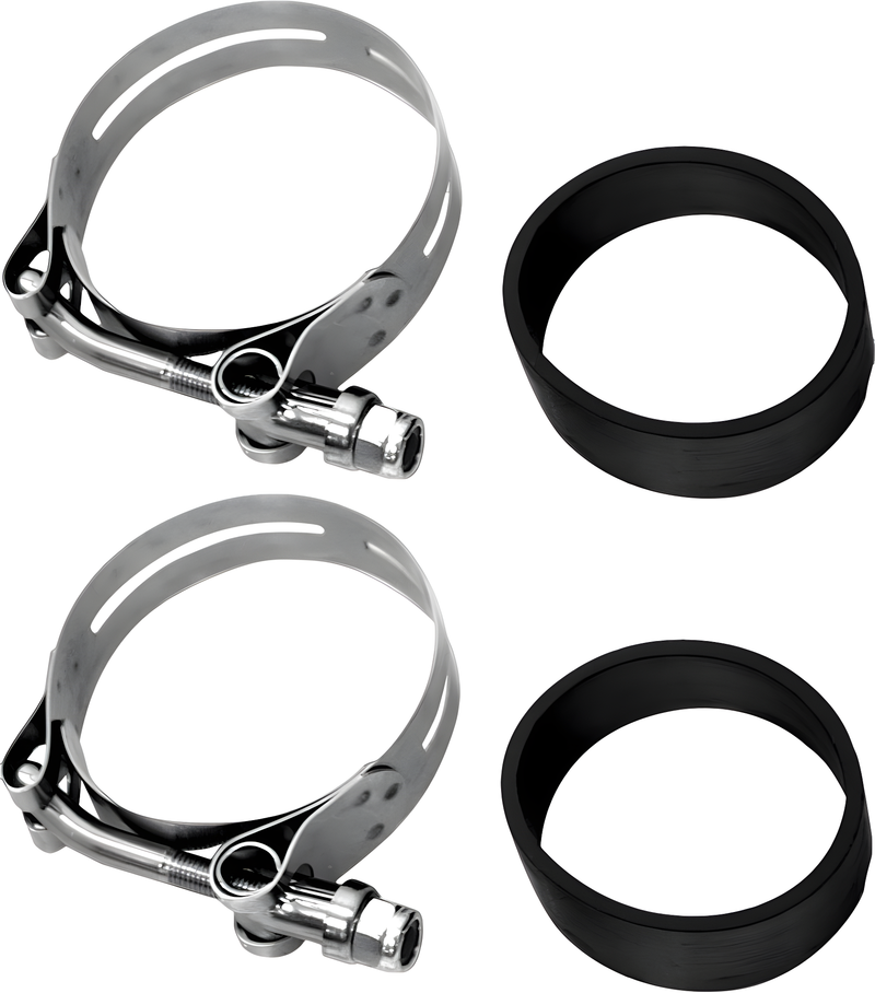 Harddrive Intake Clamp Set - Stainless Band Style