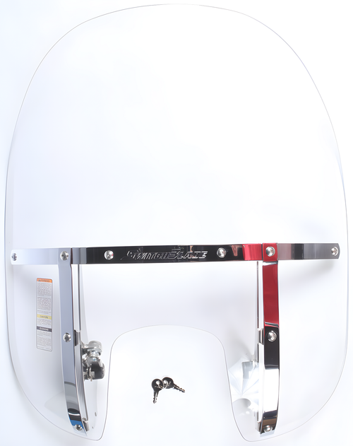 National Cycle Switchblade 2-Up Windshield - CLR H-D Narrow — Harley-Davidson Sportster 883, Sportster 1200, Sportster 883 Hugger (1982-2017)