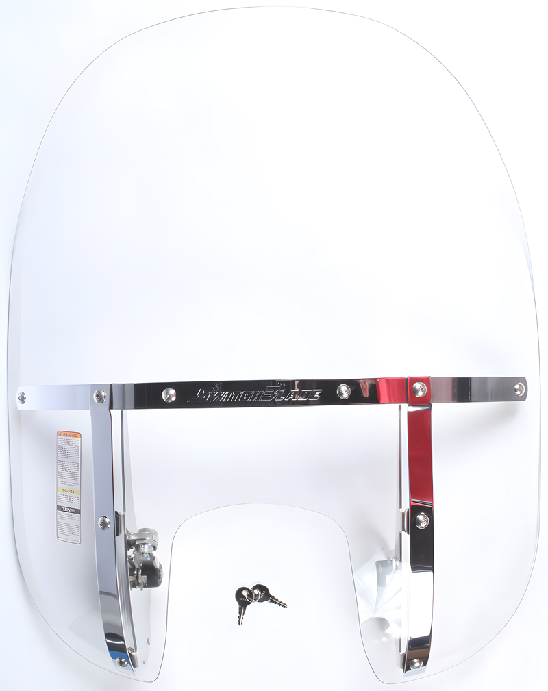 National Cycle Switchblade 2-Up Windshield - CLR H-D Narrow — Harley-Davidson Sportster 883, Sportster 1200, Sportster 883 Hugger (1982-2017)