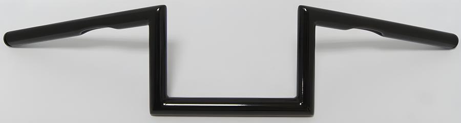 Harddrive Traditional Z Handlebars - 6" Gloss Black 1" Dimpled Z-Bar - Harley & Indian V-Twin