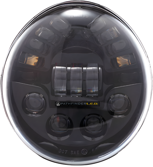 Pathfinder V-ROD HEADLIGHT BLACK — Harley-Davidson Night Rod Special, V-Rod, V-Rod Muscle (2002-2017)