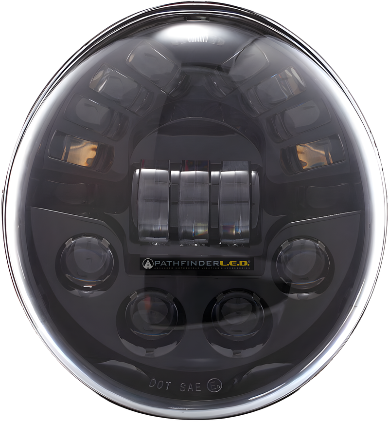 Pathfinder V-ROD HEADLIGHT BLACK — Harley-Davidson Night Rod Special, V-Rod, V-Rod Muscle (2002-2017)