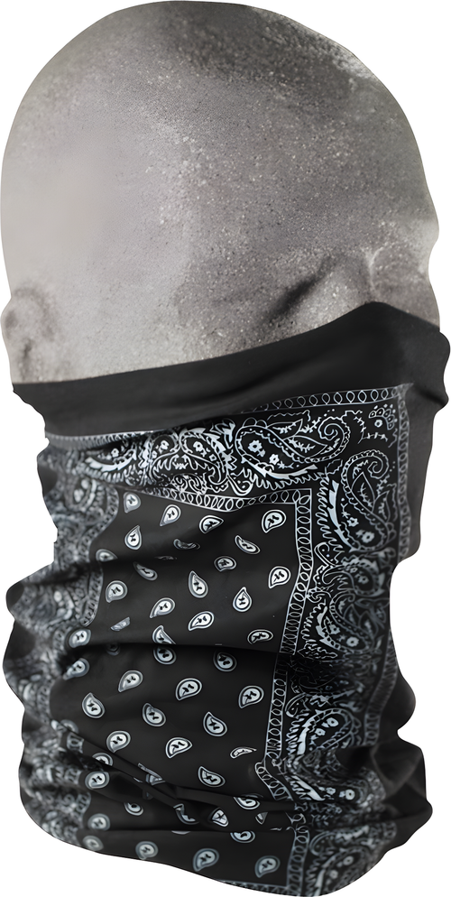 Zan Motley Tube - Black Paisley