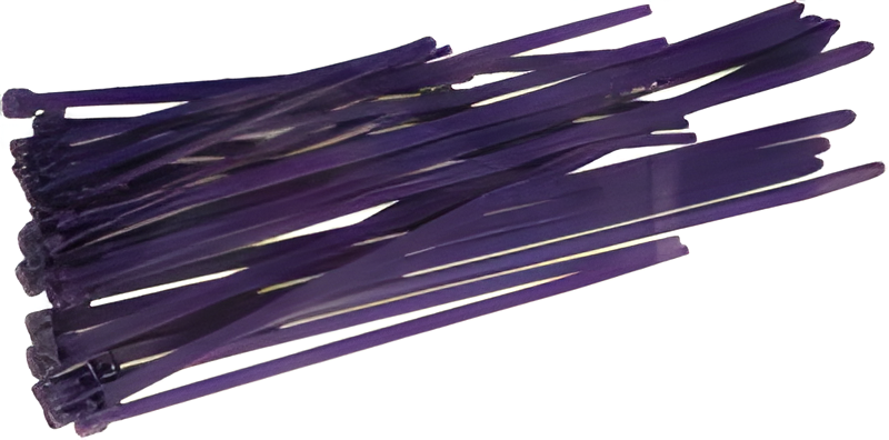 Helix Assorted Cable Ties - Purple 30/PK