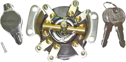 Harddrive Ignition Switch - 1984-1995 W/FAT BOB Style Dash — Harley-Davidson Electra Glide Classic, Softail Custom, Tour Glide Classic (1984-1995)