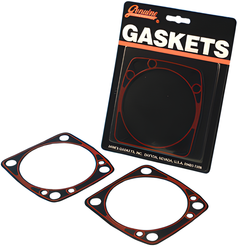 James Gaskets Cylinder Head Gasket - CYL Base Front/Rear Metal W/Bead 2/PK 1677… — Harley-Davidson (1984-1999)