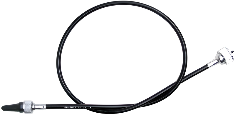 Motion Pro Black Vinyl Speedo Cable — Harley-Davidson Wide Glide (1980-1983)