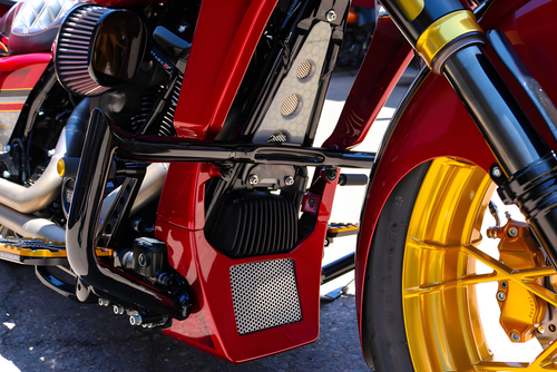 Baggernation Mini Monkey Engine Guard - Black `2009-2022 FLH/FLT — Harley-Davidson Road King, Road Glide Custom, Road Glide Special (2009-2026)