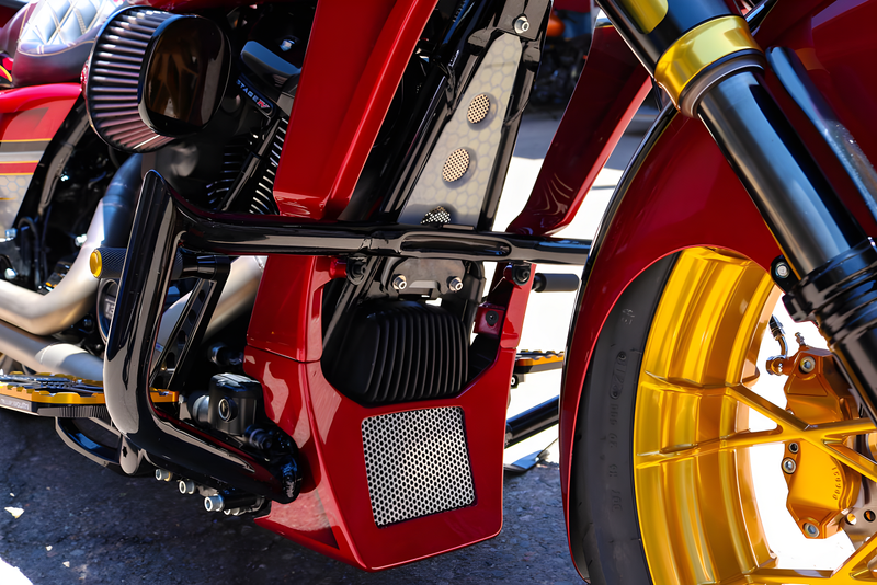 Baggernation Mini Monkey Engine Guard - Black `2009-2022 FLH/FLT — Harley-Davidson Road King, Road Glide Custom, Road Glide Special (2009-2026)