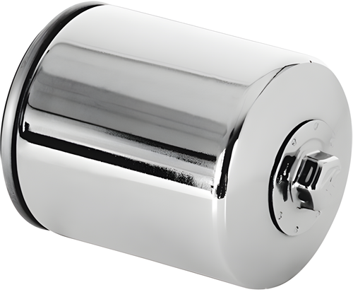 K&N Oil Filter - Chrome — Harley-Davidson Sportster 1200 Custom, Sportster 883, Sportster 883 Hugger (1980-2022)
